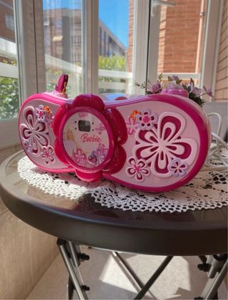 Radiocasete Barbie Rosa