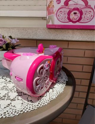 Radiocasete Barbie Rosa