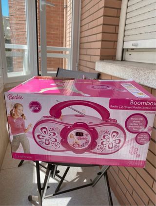 Radiocasete Barbie Rosa