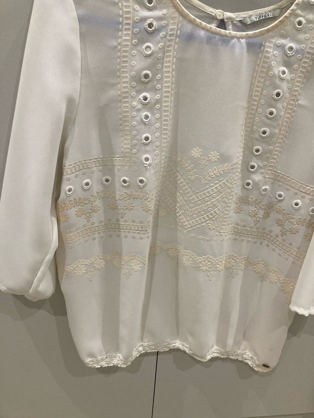 Camisa Tiffosi color crudo