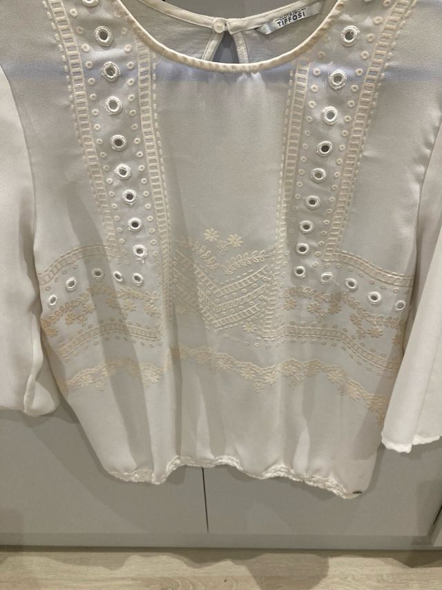 Camisa Tiffosi color crudo