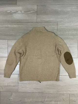 Jersey Burberry Lana Beige Cremallera