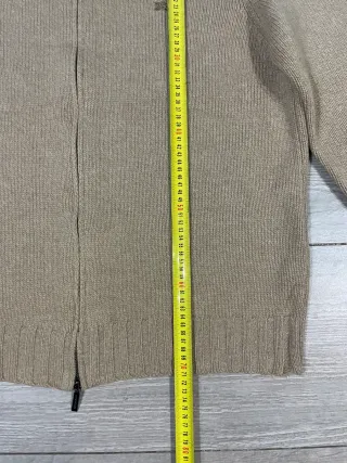 Jersey Burberry Lana Beige Cremallera