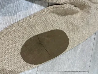 Jersey Burberry Lana Beige Cremallera