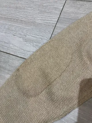 Jersey Burberry Lana Beige Cremallera