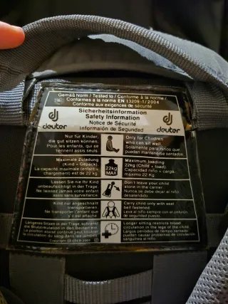 Silla portabebés Deuter Kid Comfort III