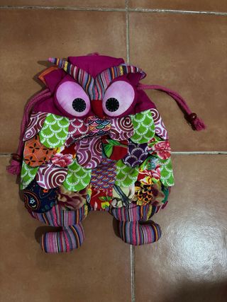 Mochila Búho Multicolor Pequeña