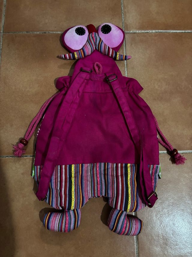 Mochila Búho Multicolor Pequeña