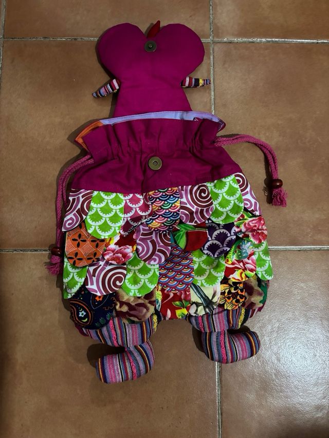 Mochila Búho Multicolor Pequeña