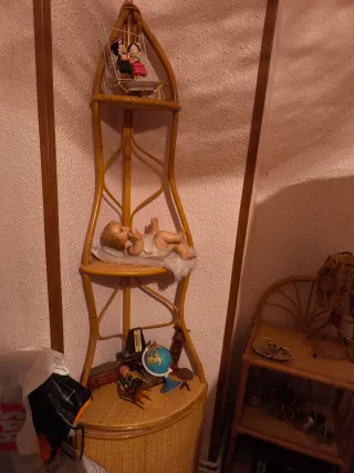 Muebles de mimbre para habitación