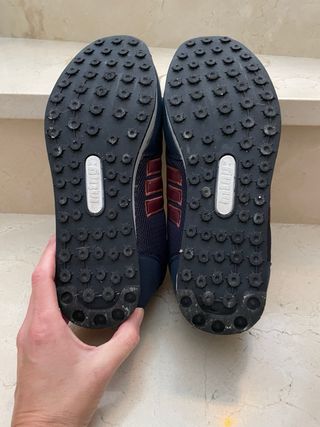 Zapatillas Mustang hombre   azul y rojo