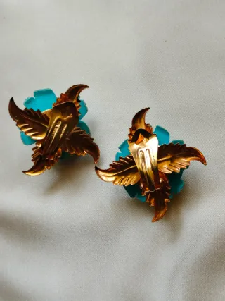 Pendientes vintage técnica miga de pan