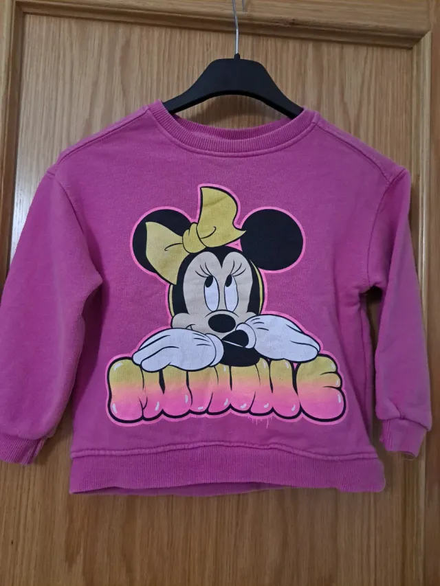 Jersey Zara Minnie Mouse Rosa Talla 4