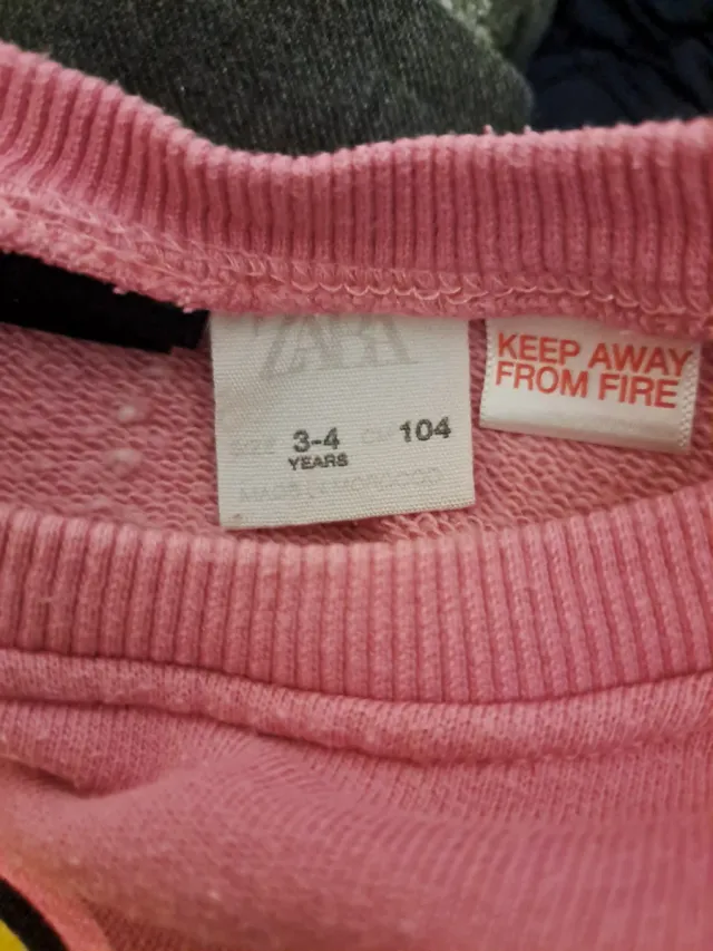 Jersey Zara Minnie Mouse Rosa Talla 4