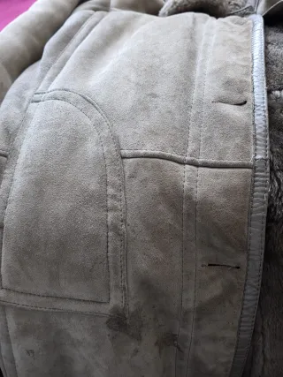 Abrigo largo ante beige