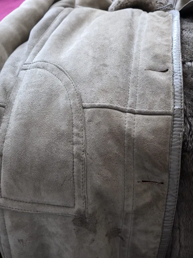 Abrigo largo ante beige