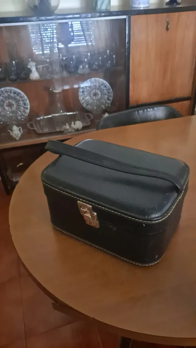 Neceser Vintage Años 60 Negro