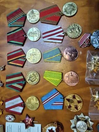 Lote condecoraciones militares soviéticas