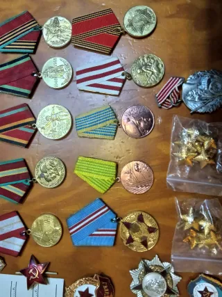 Lote condecoraciones militares soviéticas