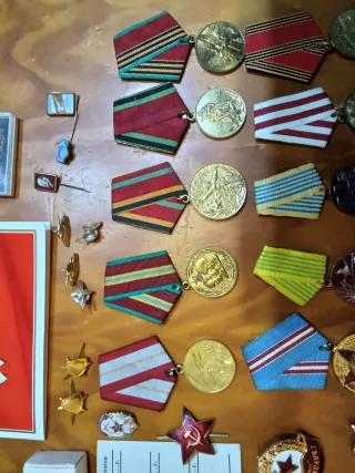 Lote condecoraciones militares soviéticas