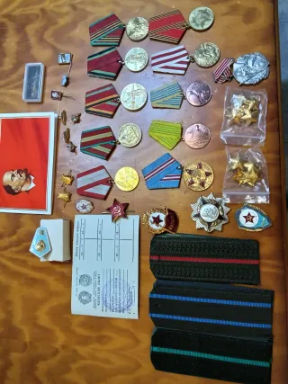 Lote condecoraciones militares soviéticas