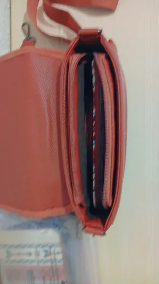 Set Bolsos Bandolera y Cartera Estampado Étnico