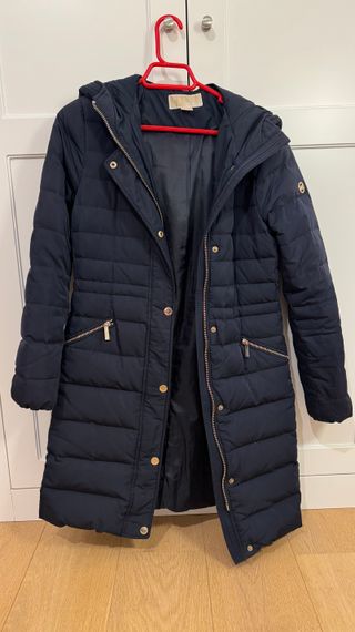 Abrigo plumífero Michael Kors azul marino