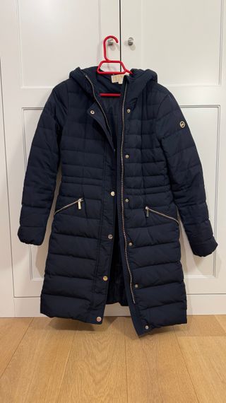 Abrigo plumífero Michael Kors azul marino