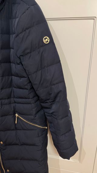 Abrigo plumífero Michael Kors azul marino