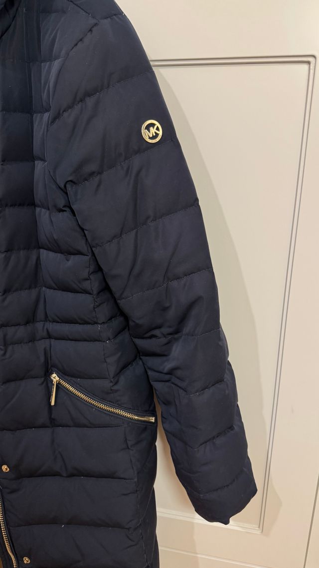 Abrigo plumífero Michael Kors azul marino