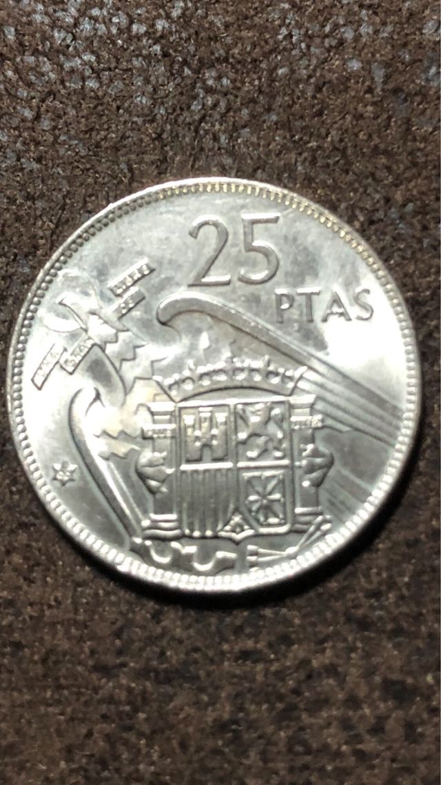 Moeda Antiga 25 PTAS