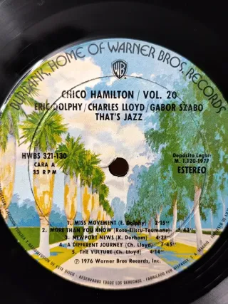 Vinilo Jazz Chico Hamilton - That's Jazz Vol. 20