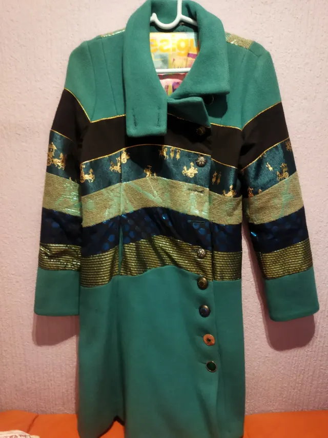 Abrigo Desigual Multicolor