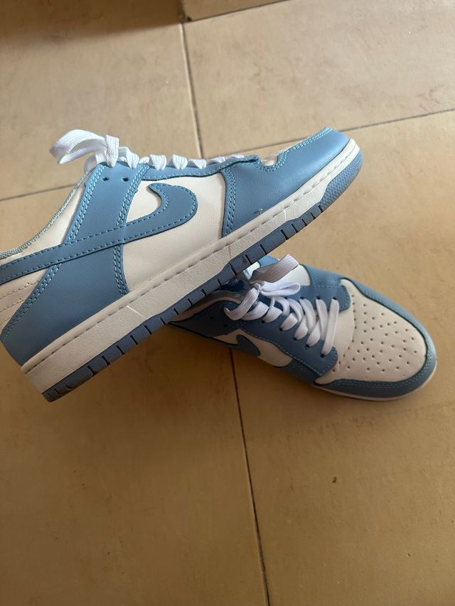 Nike Dunk Low Azul y Blanco