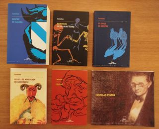 6 libros. Castelao. Galaxia. Pintura