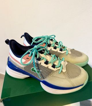 Zapatillas Lacoste Azul Blanco