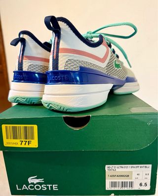 Zapatillas Lacoste Azul Blanco