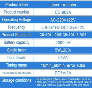 Pulsera Fisioterapia Tratamiento Láser