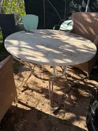 2 Tavoli da esterno in marmo 100€