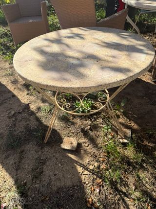 2 Tavoli da esterno in marmo 100€