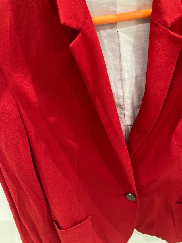 Americana/Blazer Zara Roja
