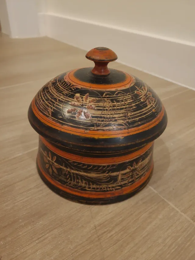 Conjunto 4 Cajas Madera Decoradas