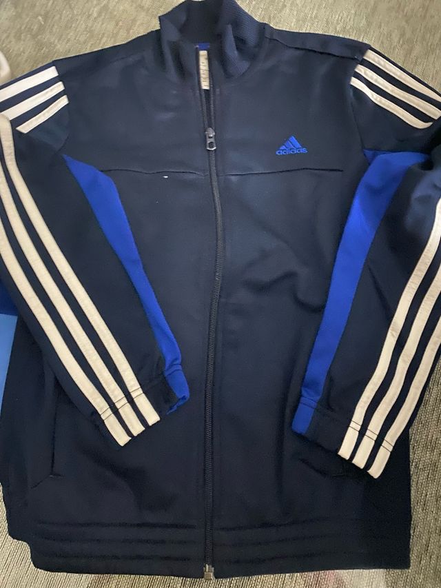 Chaqueta Adidas niño azul talla 11/12