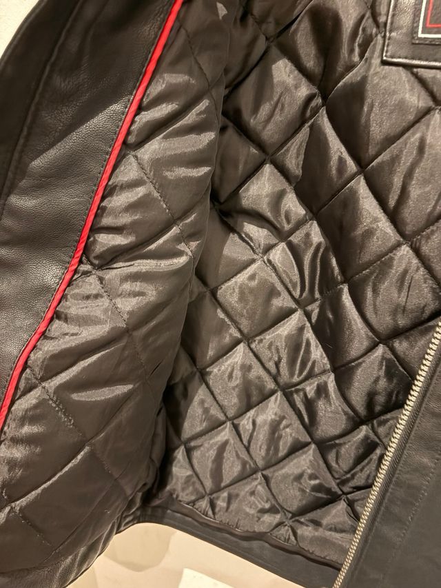 Cazadora motera niño invierno