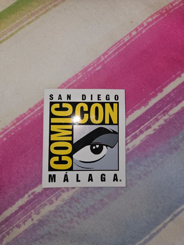 Pegatina Comic Con Malaga