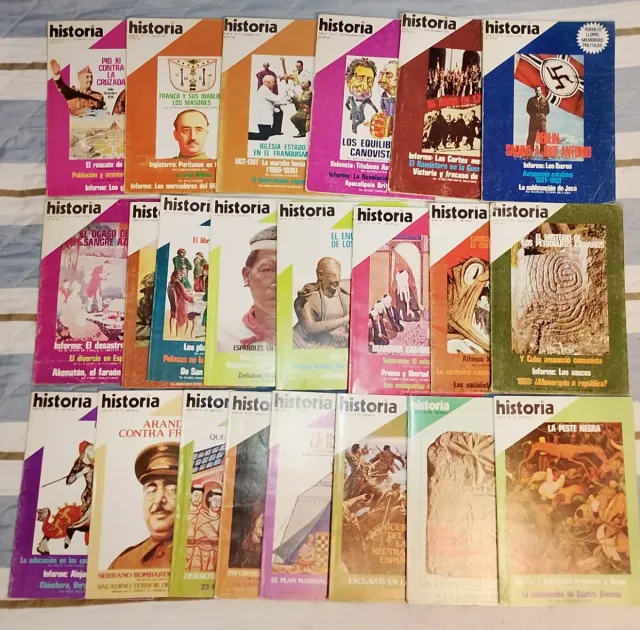 Revistas de Historia 16. 1976-1982.
