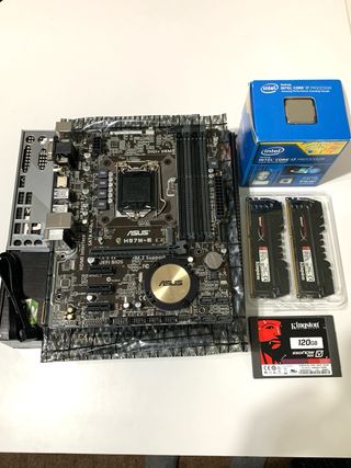 Placa Base Asus H97M-E + Intel i7 4770K + 8GB DDR3