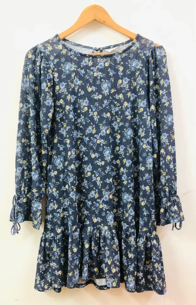 Springfield Vestido floral manga larga