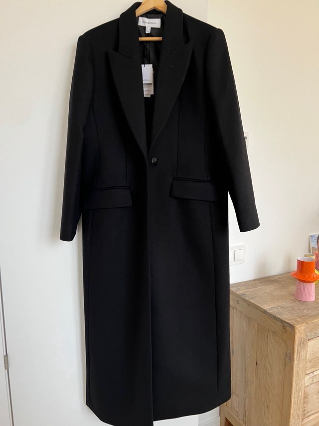 Cappotto lungo nero Pedro del Hierro taglia L