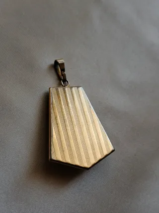 Colgante vintage rosas de miga de pan